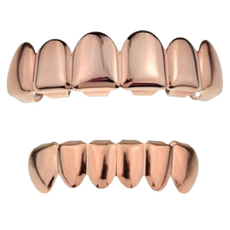 HIPHOP Персонализированные Позолоченные Зубные Решетки Grillz Украшение для Хэллоуинской Вечеринки