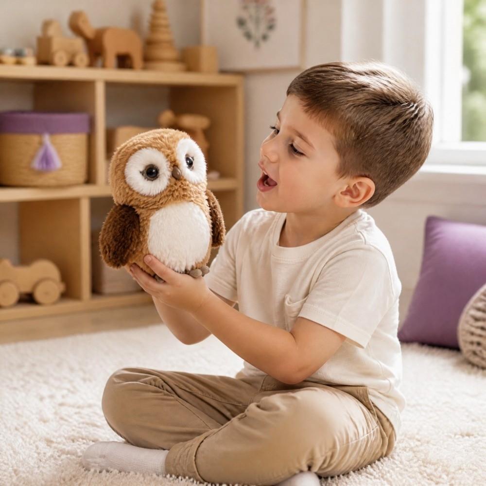 Recording Function Stuffed Plush Doll Interactive Recording Plush Toy Daily Leisure Time