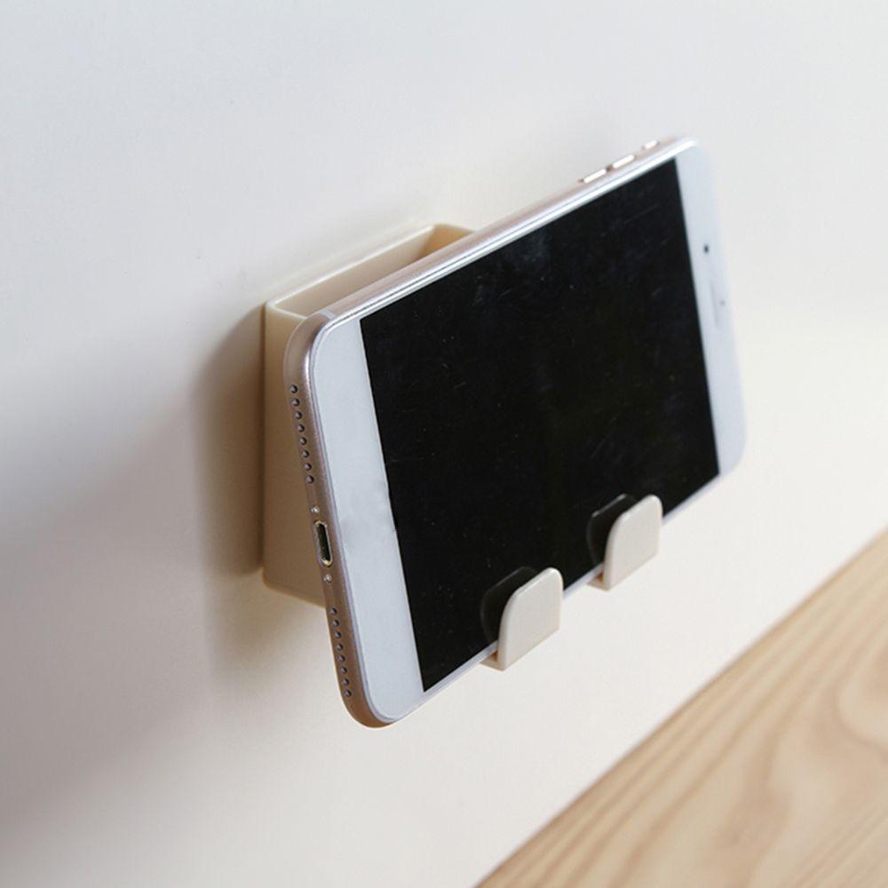 Plug Holder Remote Control Organizer Adhesive Hanger Air Conditioner Storage Box Fixed On Wall