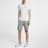 Nike Мужские рубашки-поло Белый воротник-поло Умеренный прямой крой AH6763-100