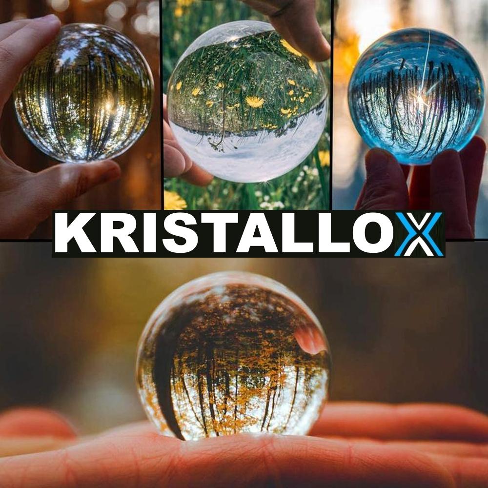 KRISTALLOX Crystal Ball Glass Ball Lens Ball Photography Decoration Acrylic Pouring 60mm