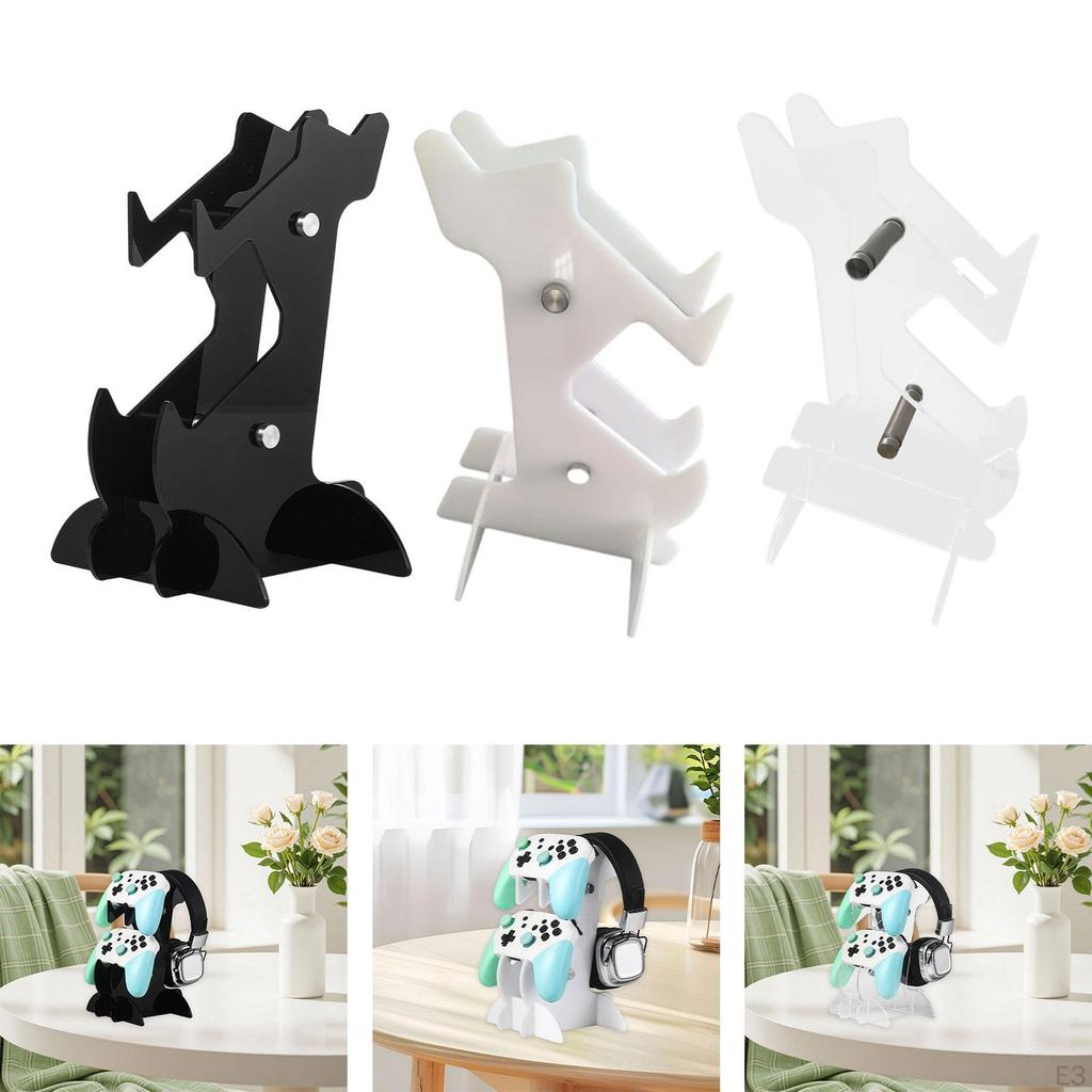 Подставка-держатель для игрового контроллера, подарок, универсальная акриловая, противоскользящая, вешалка для гарнитуры, стойка для дисплея