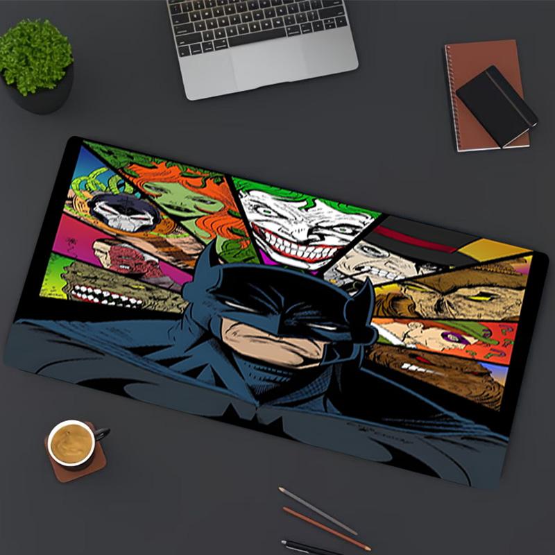 Superheroes Print Mouse Pad, for Keyboard Pad Laptop PC Mat for Office Home Use, Desk Decor, Perfect Birthday Gift for Gamers
