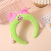 Long Hair Plush Headband Cartoon Funny Hairband Cute Ugly Doll Hair Hoop  Lady