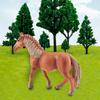 Miniature Horses Toy Detailed Texture High Simulation Decoration Accessories Farm Miniature Horses Animal Model Toy for Kids