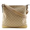 Shoulder Bag 145857 Beige GG Canvas Women Used