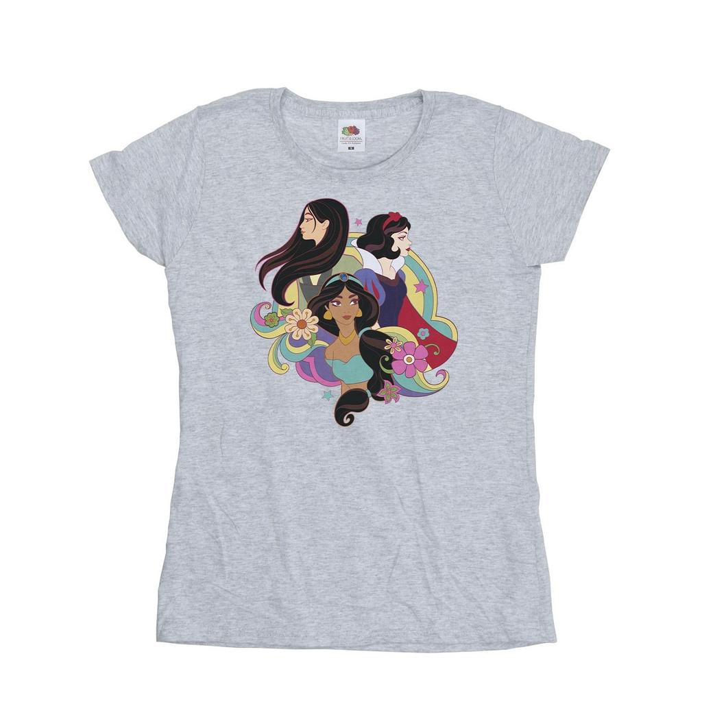 Disney Womens/Ladies Princess Mulan Jasmine Snow White Cotton T-Shirt