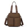 Unisex Multi Pocket Backpack Casual Shoulder Bag with Adjustable Strap
