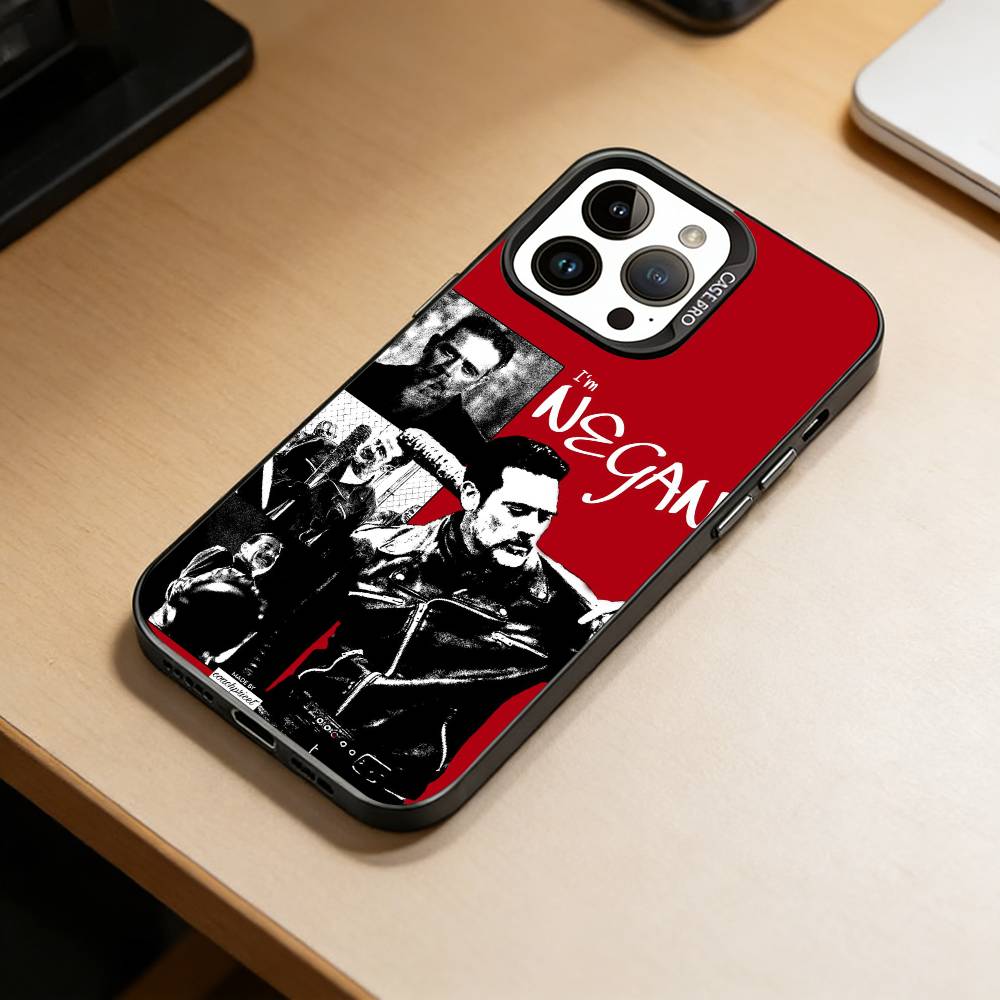 TWD-W-Walking D-Dead Phone Case For iPhone 17,16,15,14,13,12,11 Plus,Pro Max,XS,Colored Silver Plated Inside Cover