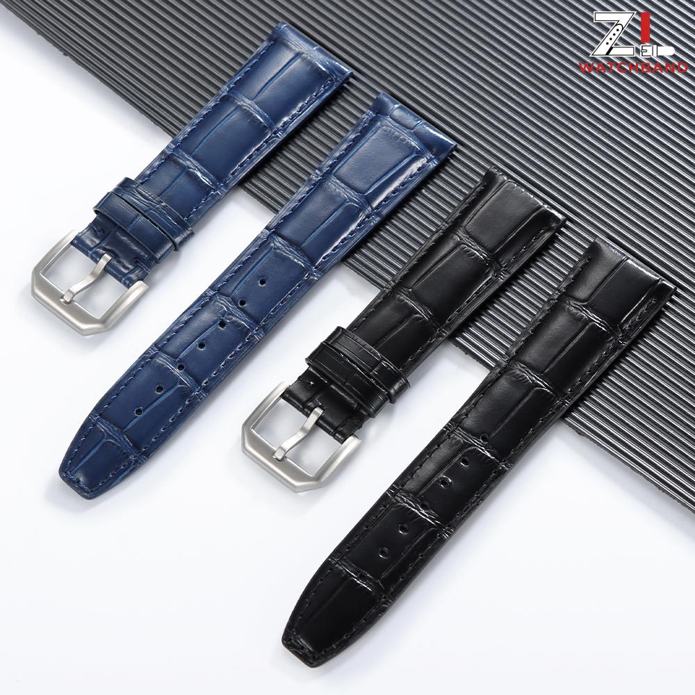 Universal Replacement Leather Watch Strap Leather Watchband for Men Women 20mm 21mm 22mm Watch Band Black Brown Blue Bracelet