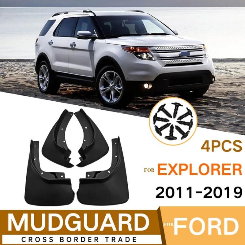Car Mudflaps For Ford Explorer 2011- Fifth Generation Mud Flaps Splash Guards Mudguards Mud Flap Front Rear Fender Protector
