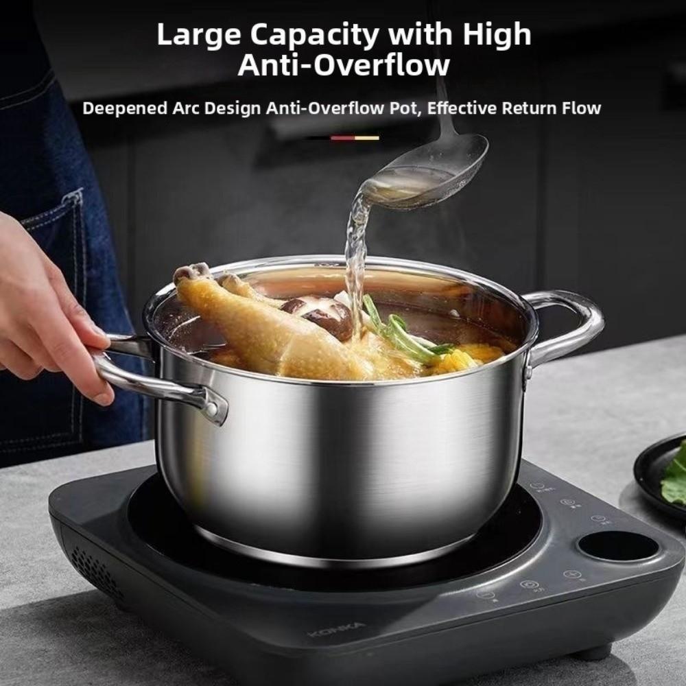 Multipurpose Stainless Steel Cookware Stainless Steel Induction Cooker Pot Cooking Tools