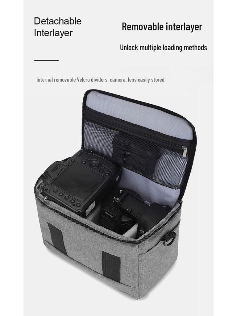 Professional DSLR and Mirrorless Camera Shoulder Bag for Canon, Nikon, Sony, Fuji