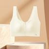 Ударопрочное спортивное нижнее белье Женский бюстгальтер против провисания на молнии спереди Красивая спина Тонкий бюстгальтер Пуш-ап