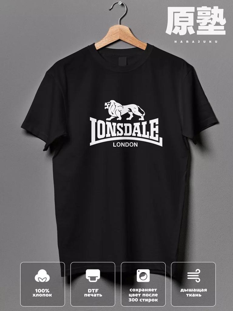 Футболка с принтом Lonsdale