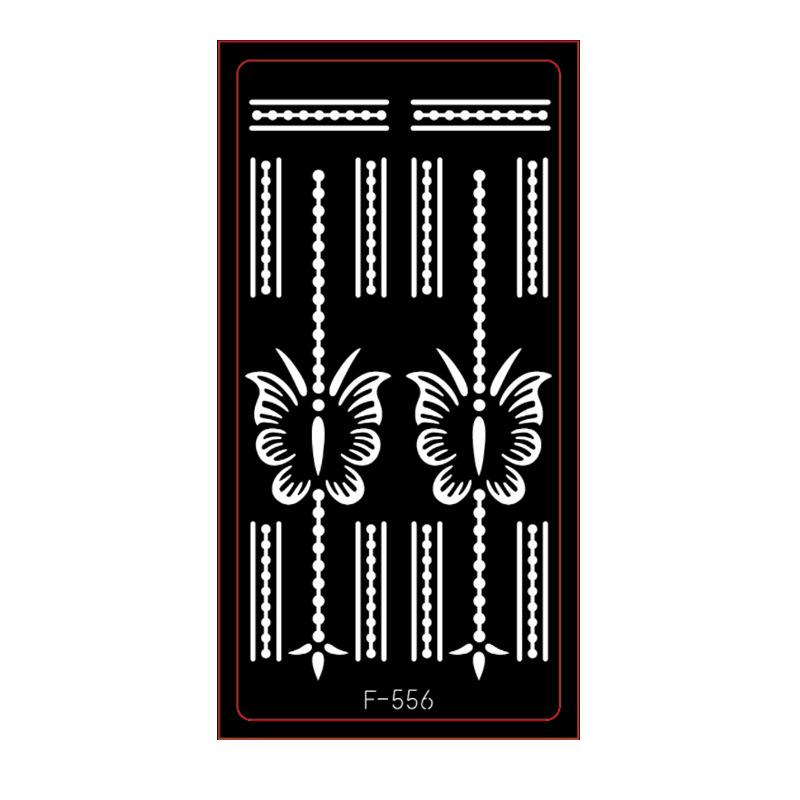 Трафарет для тату с полостями для питомцев, Ближний Восток, Индийская татуировка, Наклейка, Трафарет для боди-арта, Наклейка, Струйная живопись