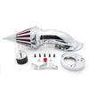 Motorcycle Spike Air Cleaner Intake Filter for 1986-2019 Honda VTX1300 VTX 1300 Chromed