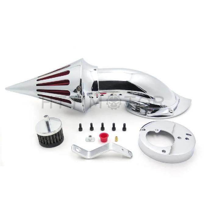 Motorcycle Spike Air Cleaner Intake Filter for 1986-2019 Honda VTX1300 VTX 1300 Chromed