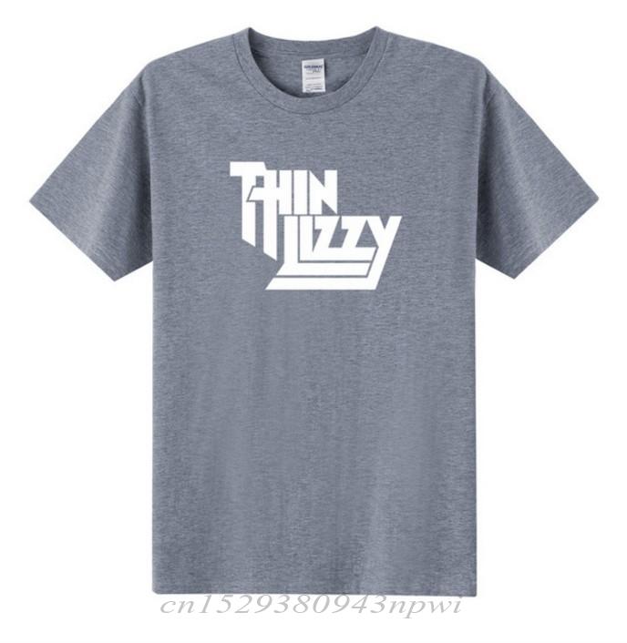 Heavy Metal Rock Band Thin Lizzy T Shirt Men Tops Music Singer Tshirt Short Sleeve Cotton Oneck Tee Top Clothes