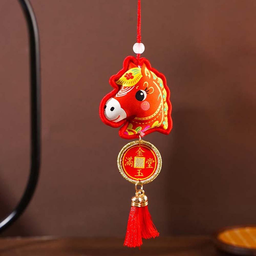 Chinese Style New Year Horse Pendant Spring Festival Horse Hanging Decoration  Cultural Gift