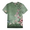 Women's Fashion Casual Printed Round Neck Short Sleeved T-Shirt Top T-Shirt Top Top