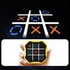 Детская электрическая игровая консоль, игрушка 3-в-1 XO, розетка-головоломка, шахматная игра на память, портативный образовательный портативный игровой автомат для малышей, подарок для мальчиков и девочек