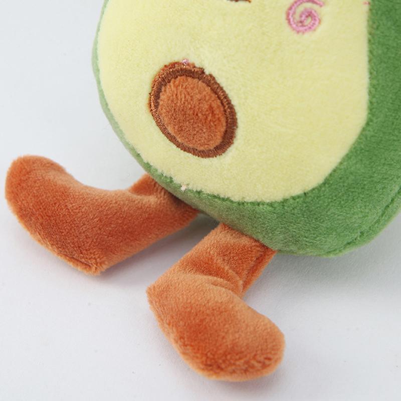 Милый мультфильм фрукты авокадо плюшевая игрушка брелок кулон рюкзак орнамент подарок