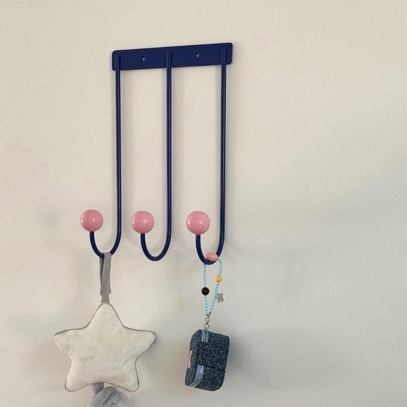 Sturdy Dopamine Color Wall Hooks Portable Hanger Perfect For Craft Enthusiasts Looking To Enhances Their Home's Style