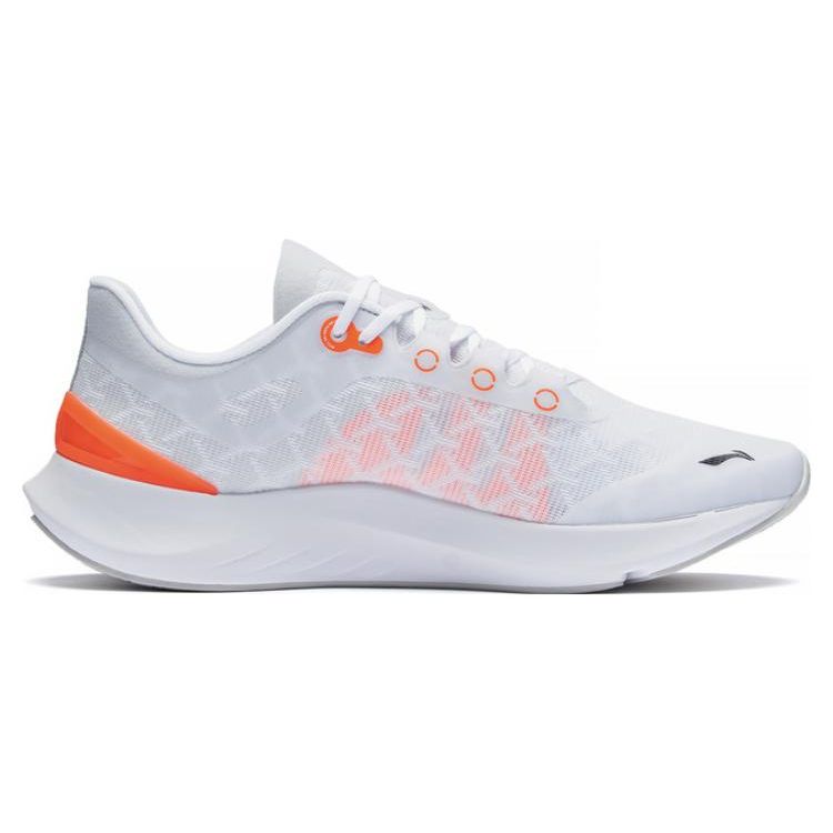 Li-Ning Удобные универсальные нескользящие износостойкие низкие кроссовки для бега мужские кроссовки белые ARBT003-1