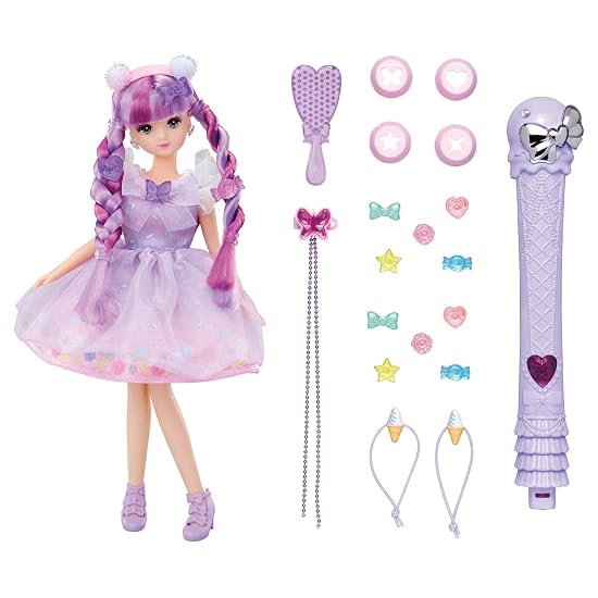 TAKARA TOMY "Licca-chan Doll Kira-tto Color Change Gelato Moe-chan (First Edition with Bonus Topping