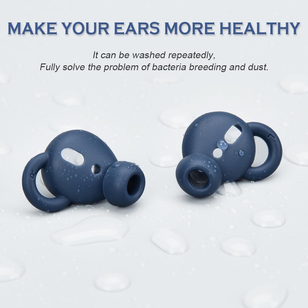 Accessories Protective Caps Ear Tips Protector with Storage Pouch Silicone Earbuds Cover