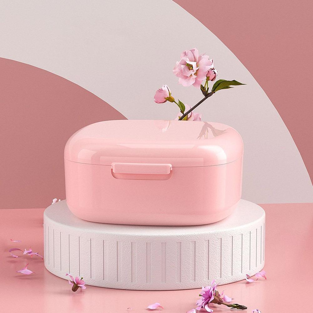 Denture Storage Box Cleaning Orthodontic Retainer Denture Soak Box Sealed Dustproof Braces Cleaning Boxes Oral Hygiene