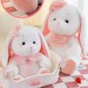 Long Ear Bunny Plushies Doll Pink Rabbit Stuffed Animals Plush Toy Holland Lop Plush Toy  Birthday