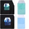 3Pcs School PVC Colorful Doctors Nurses Supplies Pocket Protector Leak-Proof Pen Pouch Pencil Case
