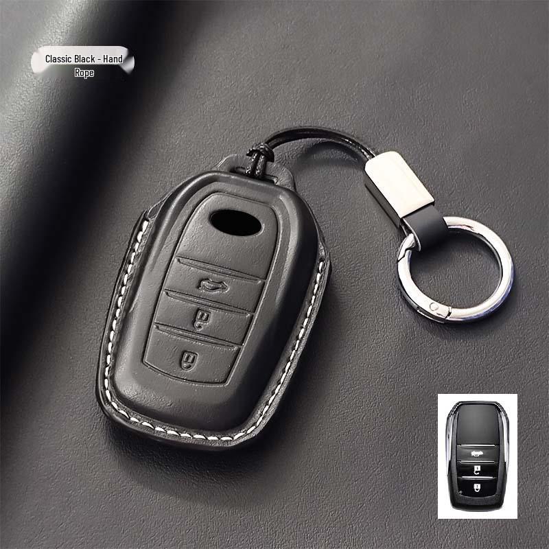 Чехол для ключей Toyota для Camry, RAV4, Corolla, Avalon, Highlander, Levin, Venza - Натуральная кожа