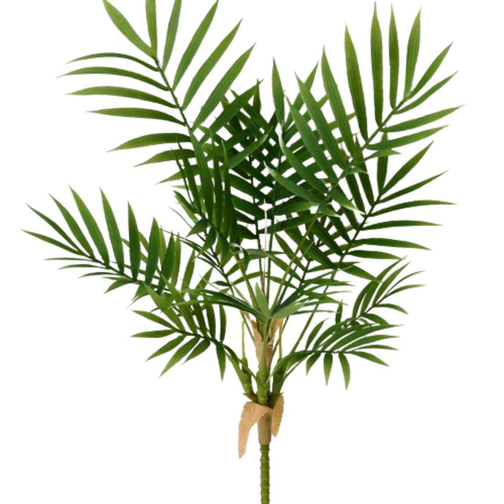 Real Touch Artificial Palm Leaves Branches Artificial Fern Office Desktop Decoration