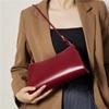 Genuine Leather Underarm Shoulder Bags For Women  Trend Designer Korean Style Ladies Handbags And Purses Red Black