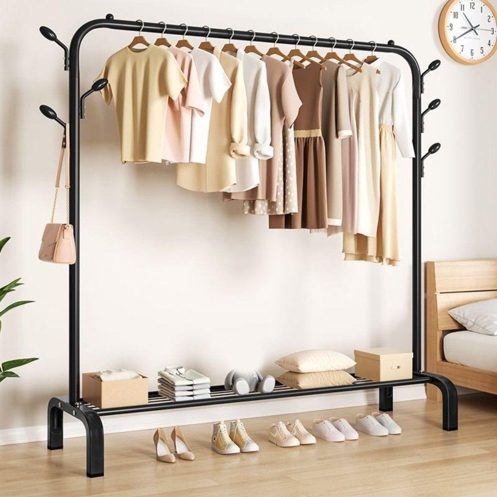 Light Luxury Floor-to-ceiling Hanger Floor-standing Coat Rack New Drying Rack  Bedroom Use