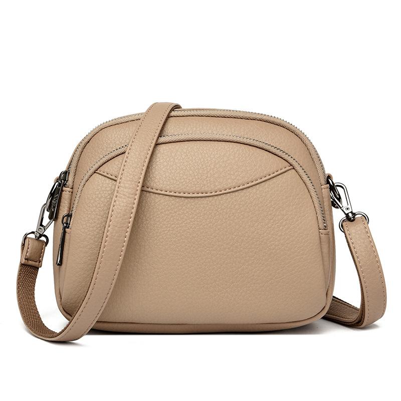 Summer Soft Small Bag Fashion Single Shoulder Crossbody Bag Simple and Versatile Mini Casual Multi-pocket Mobile Phone