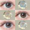 Натуральные коричневые контактные линзы для глаз 1 пара серые зрачки корейские мягкие линзы новые линзы серии ALASKA
