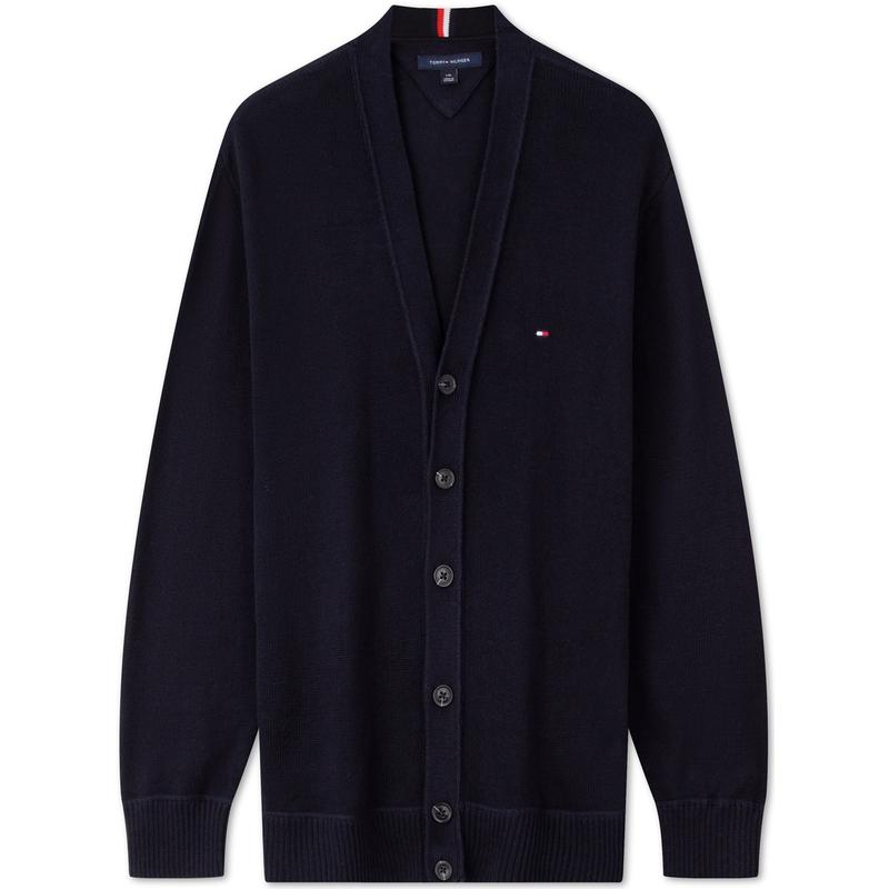 Tommy Hilfiger Knitwear Men's V-neck Moderate Cardigan 78J9320