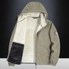 Autumn/winter Men's Fleece-lined Jacket Inner Lining Fleece-lined Double Warm Loose Fit Men's Jacket23