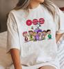 Peanuts Snoopy x ARIRANG BTS Вдохновленная K-Pop Мультяшная Графика Оверсайз Стирка Уличная Одежда Фан-Мерч Футболка Топ для Фанатов Snoopy BTS ARMY