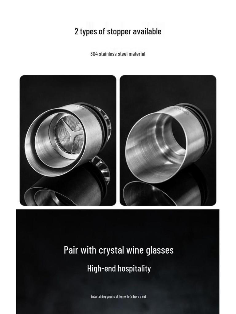 Набор декантеров «Ледник»: Премиальный хрустальный аэратор для вина и хранение