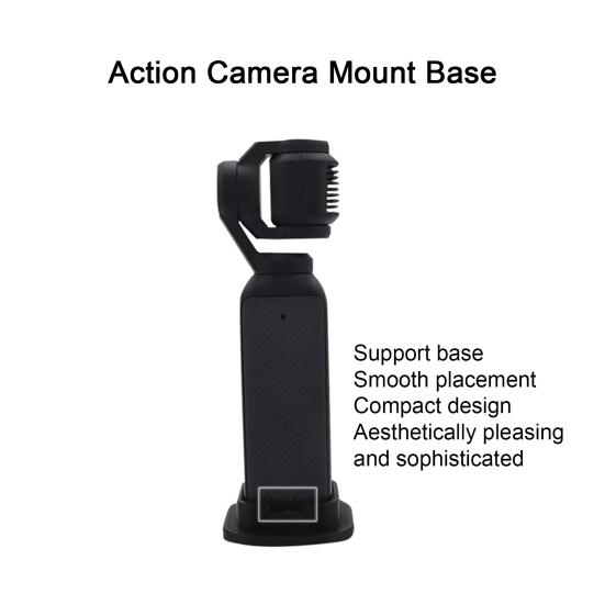 Основание подставки для камеры Увеличенное пространство для стабилизации подвеса с портом для зарядки Устойчивое к царапинам основание камеры для OSMO Pocket 3