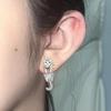 Стильные асимметричные серьги-кошки, изготовленные из прочных сплавов для длительного ношения, комфортные и повседневные