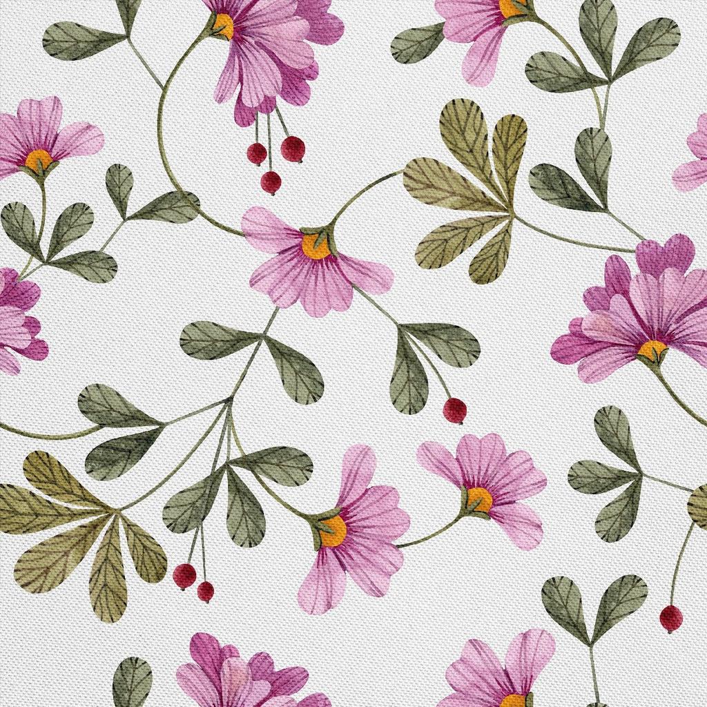 Outdoor Dekostoffe Oxford - Motiv Gemalte Blumen 11 I Dx157
