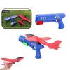 Kids 24/34cm Foam Plane Launcher Outdoor Toy for Boys Sport Catapult Game Children Girl Birthday Xmas Gifts