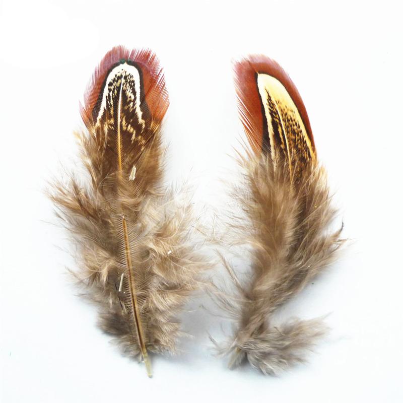 20 шт. Натуральные Разноцветные Маленькие Перья Фазана-Ошейника для Поделок 3-7 см Серьги Создание Ювелирных Изделий Карнавальные Аксессуары Перья