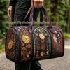 3D Gothic Stained Glass Print Halloween Gym Bag - Multi-functional Travel Bag